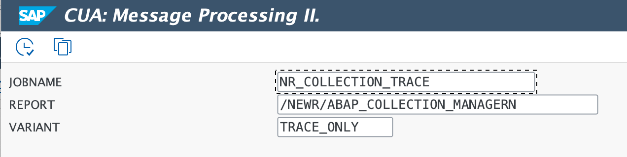 Message Processing A screenshot displaying the Message Processing
